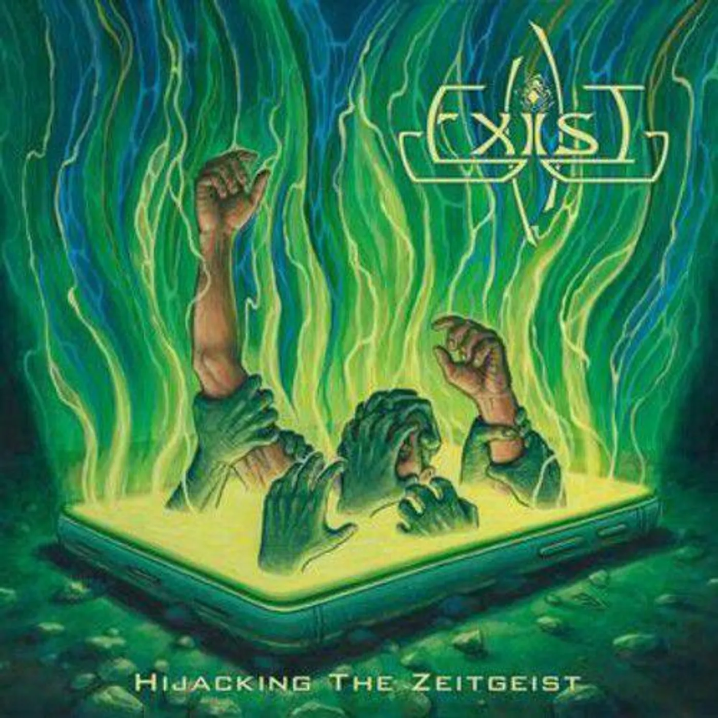 Exist Hijacking The Zeitgeist (Green) Vinyl Record