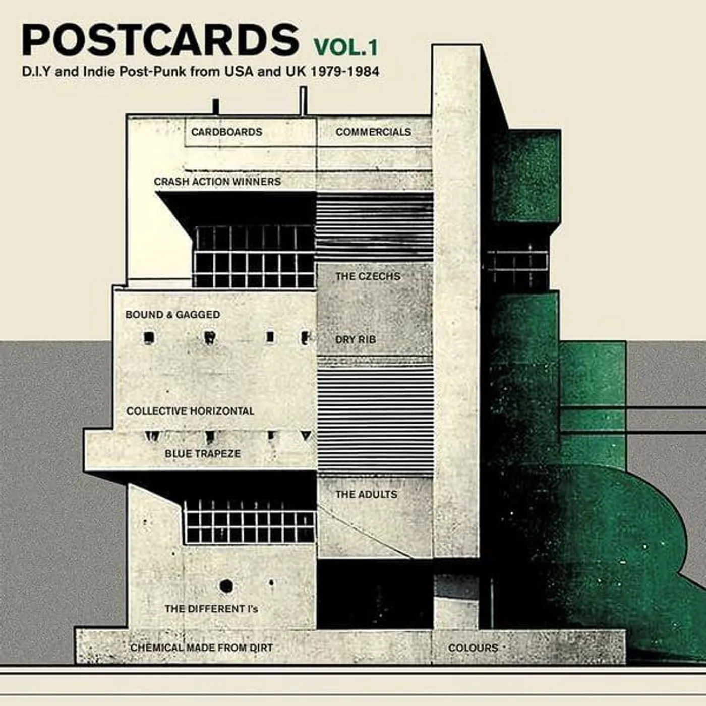 Various Artists  Postcards Vol. 1: D.I.Y & Indie Post-punk From USA & UK 1979-1984 Vinyl Record