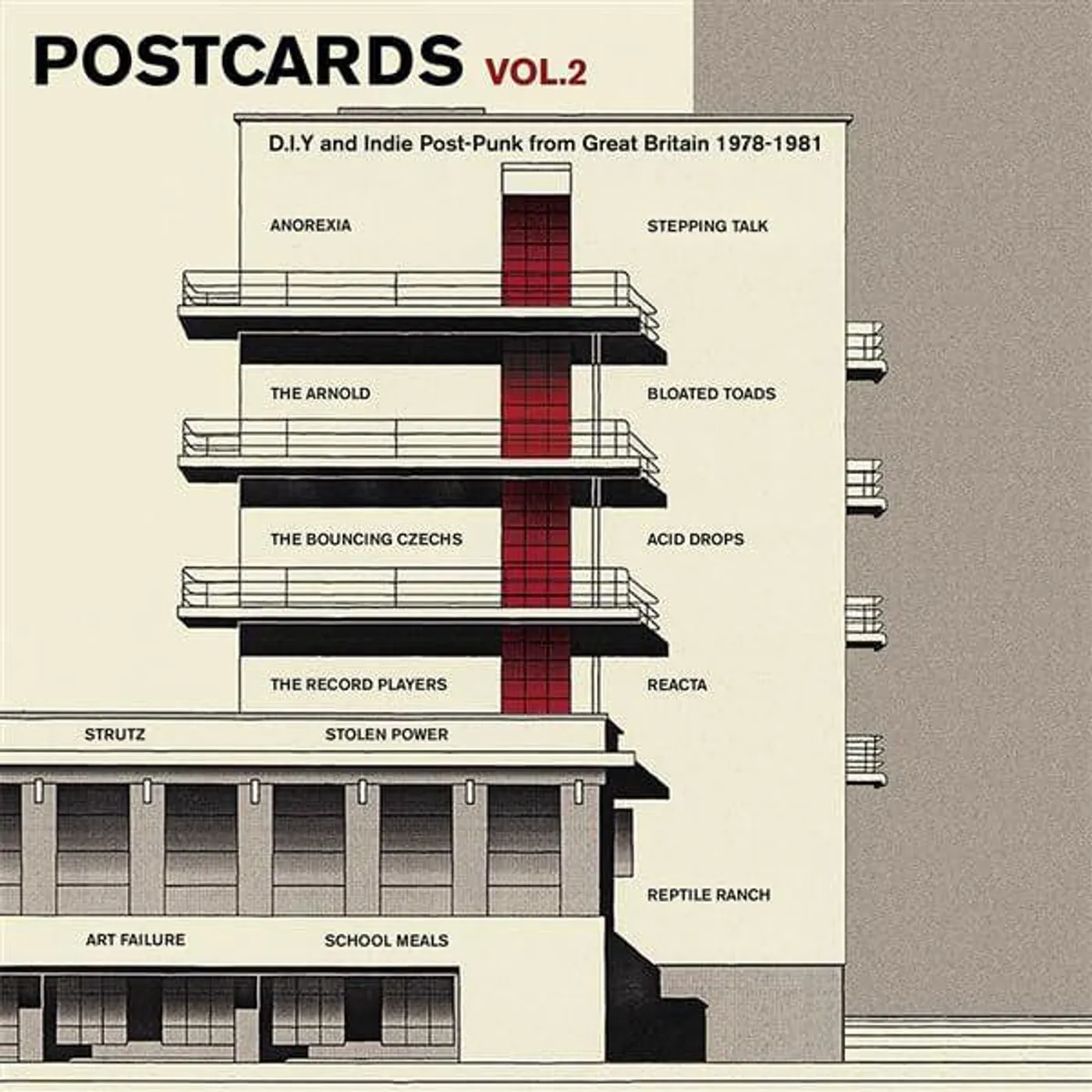 Various Artists  POSTCARDS VOL. 2: D.I.Y & INDIE POST-PUNK FROM GREAT BRITAIN 1978-1981 Vinyl Record