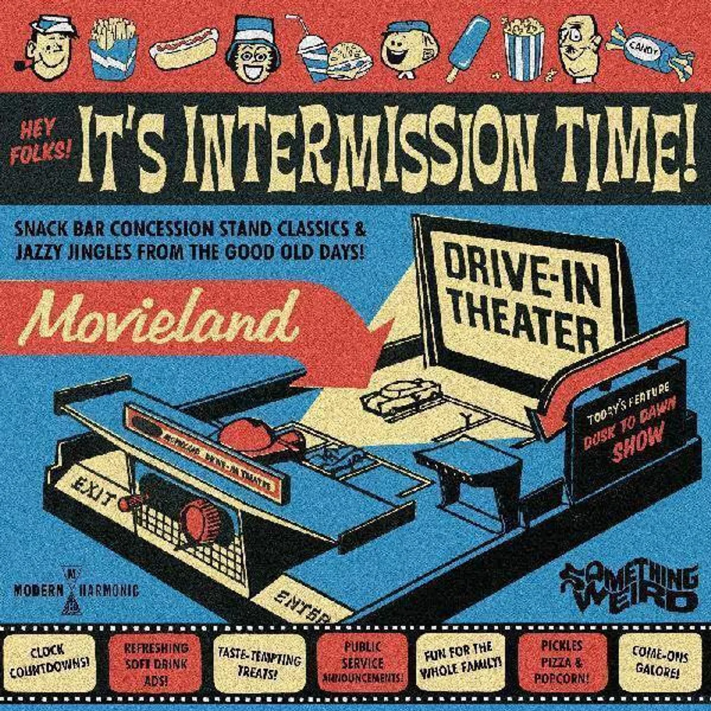 Something Weird Hey Folks! It's Intermission Time! (Hot Dog Brown) Vinyl Record