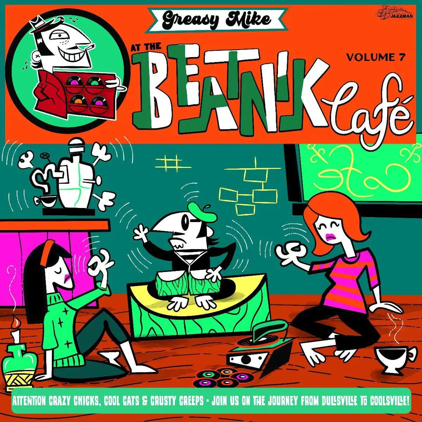 Various Artists  Greasy Mike At The Beatnik Cafe Vinyl Record