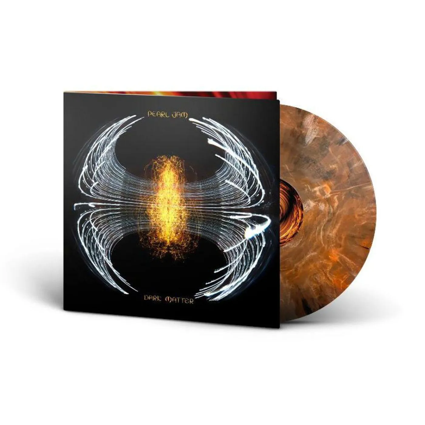 Pearl Jam Dark Matter (Clear W/ Orange/Black/White Marble) (Philadelphia Variant) Vinyl Record