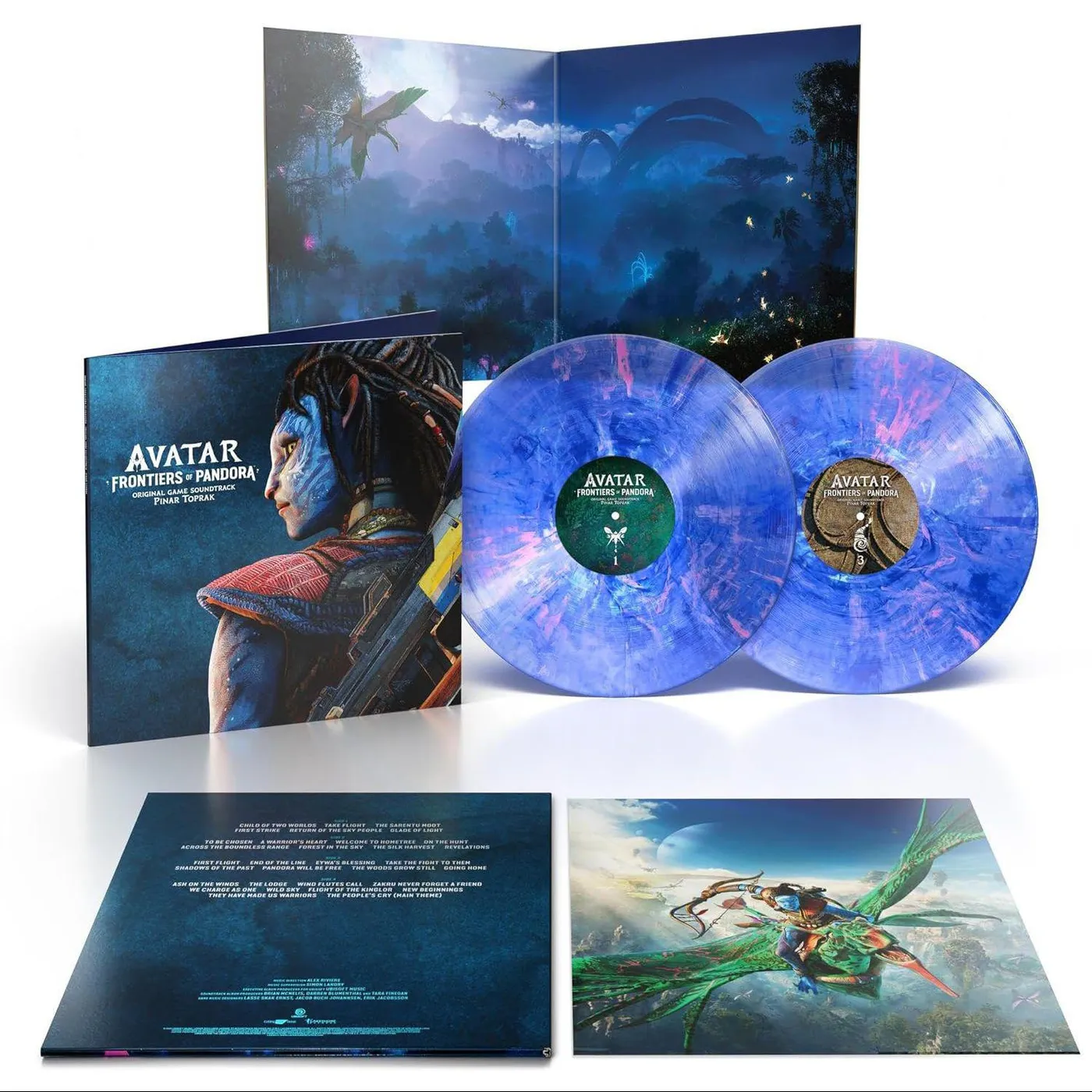 Pinar Toprak AVATAR: FRONTIERS OF PANDORA (TRANSLUCENT BLUE & PINK VINYL/2LP) Vinyl Record