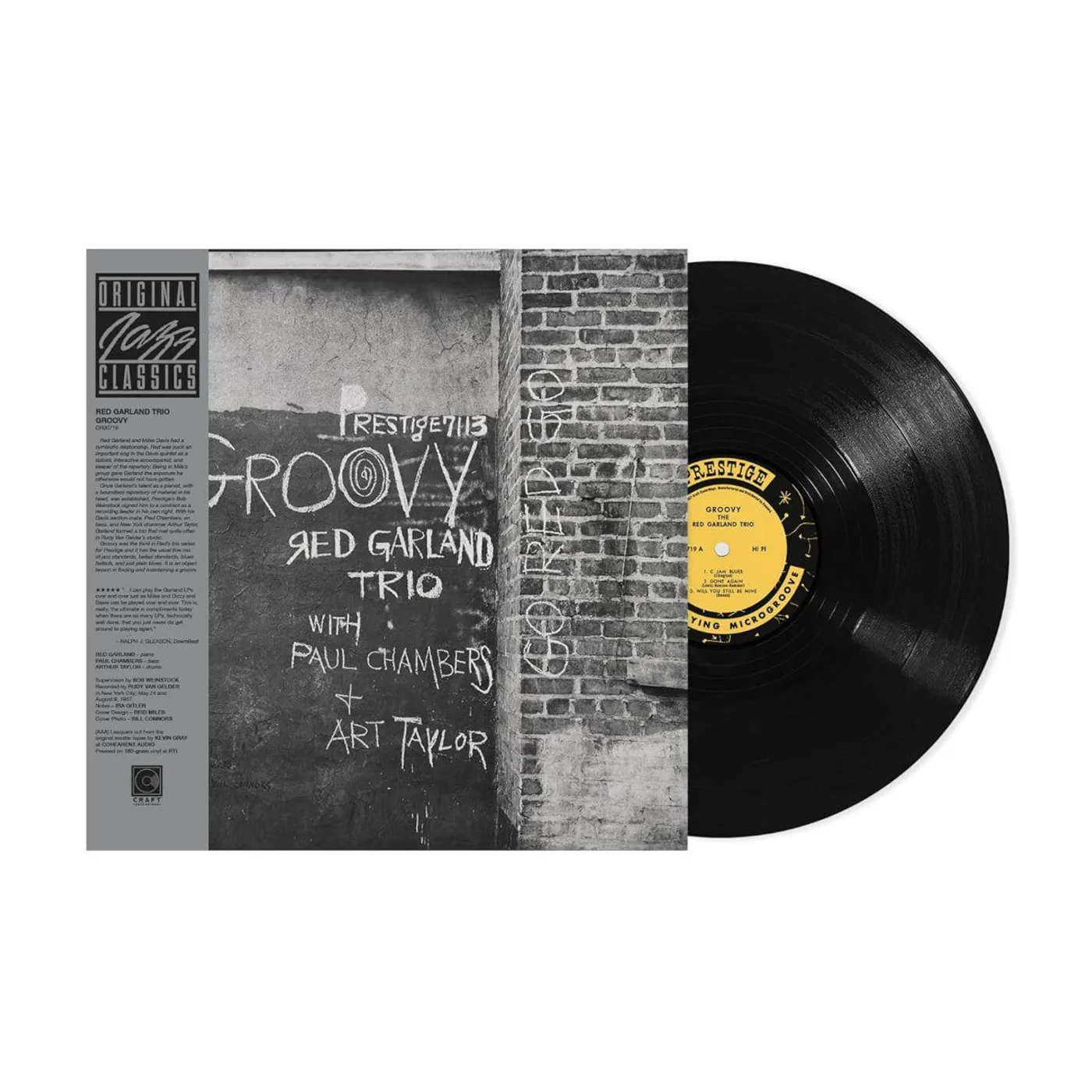Red Garland Trio Groovy (Original Jazz Classics Series/180g) Vinyl Record