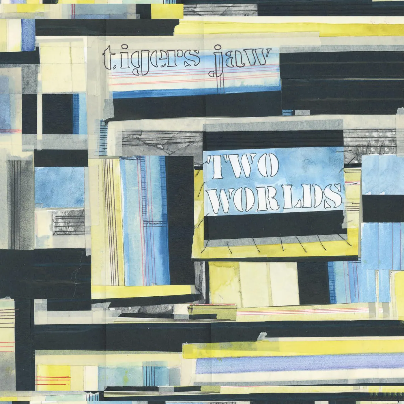 Tigers Jaw Two Worlds (Silver) Vinyl Record