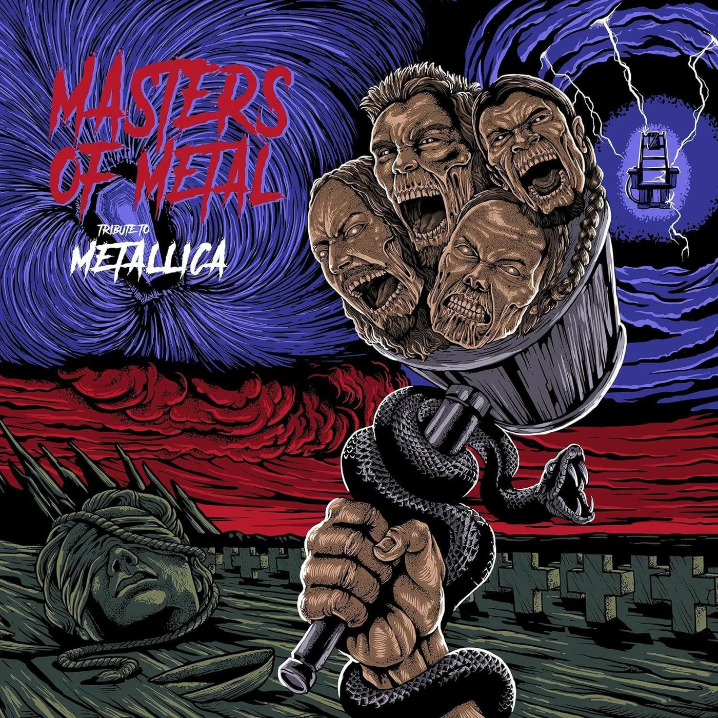 Various Artists  Masters Of Metal: Tribute To Metallica Vinyl Record