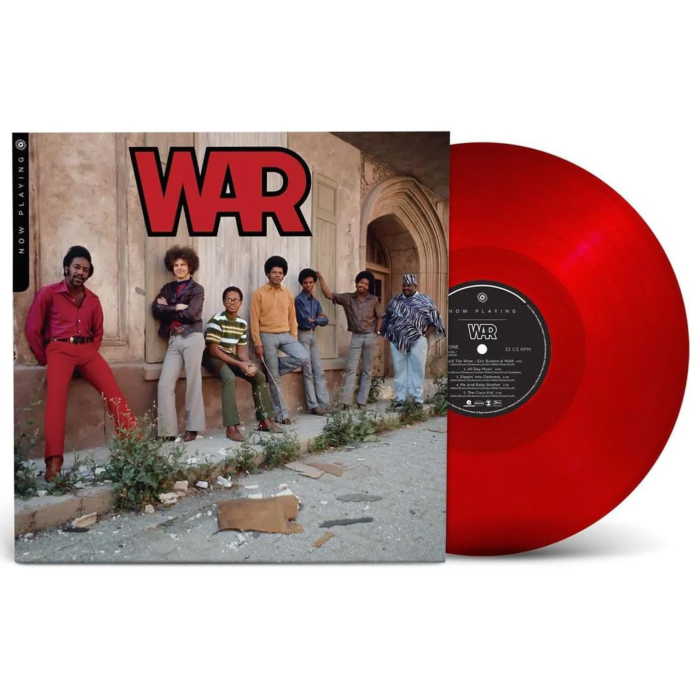 War Now Playing (Red) Vinyl Record