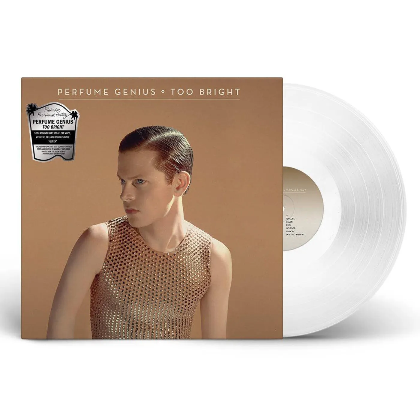 Perfume Genius Too Bright (Crystal Clear) Vinyl Record