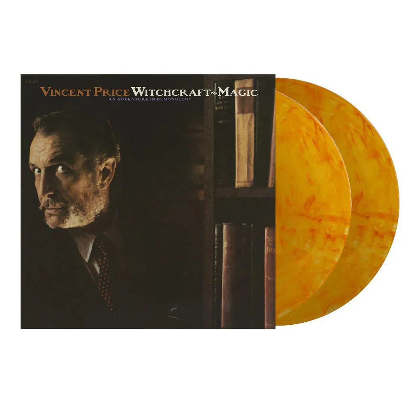 Vincent Price Witchcraft-Magic—an Adventure In Demonology (2LP/Clear W/ Orange Pumpkin Swirl) Vinyl Record