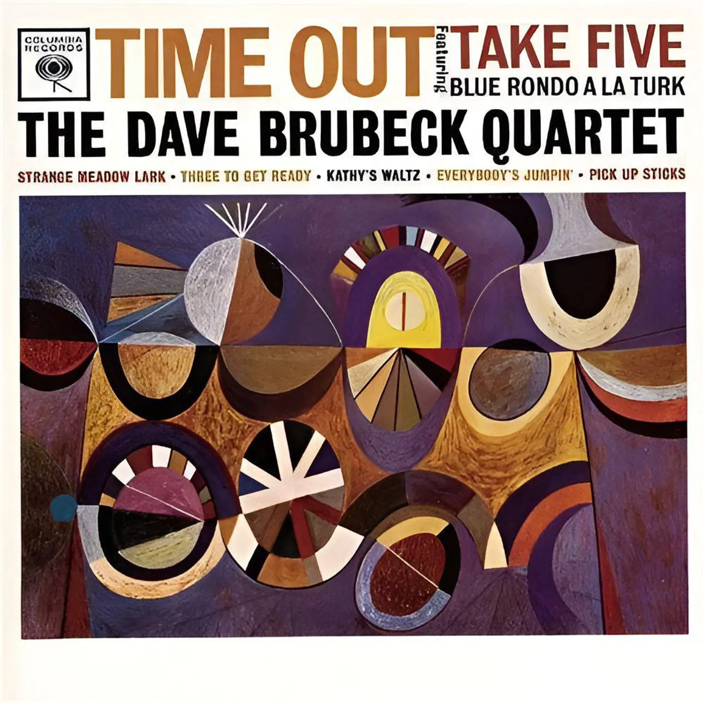 The Dave Brubeck Quartet Time Out (Purple Marble) Vinyl Record
