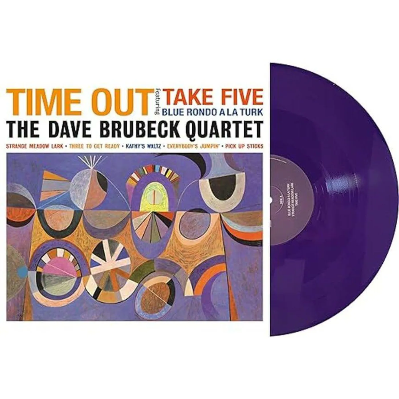 The Dave Brubeck Quartet Time Out (Purple Marble) Vinyl Record