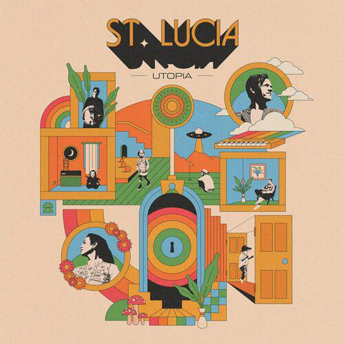 St. Lucia Utopia (2LP/Easter Yellow & Baby Blue /180g) Vinyl Record