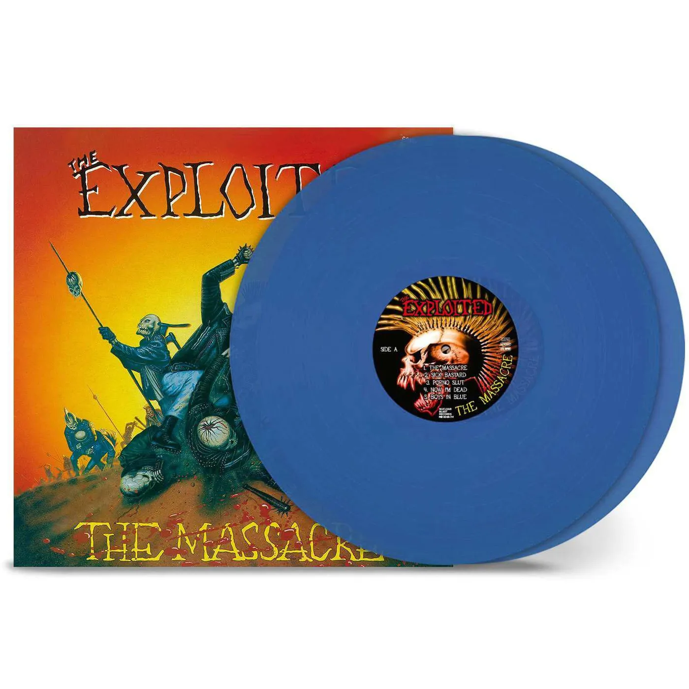 The Exploited Massacre (Special Edition) (Trans Blue) Vinyl Record