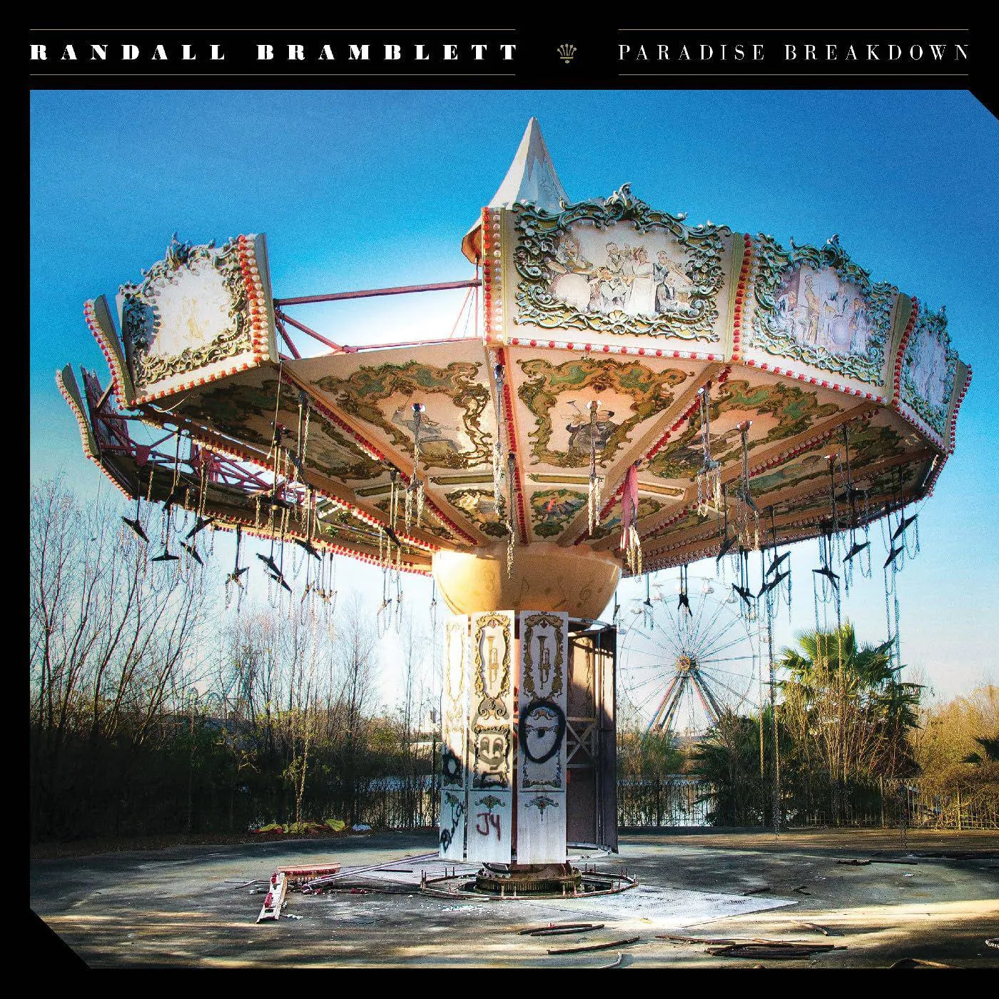 Randall Bramblett Paradise Breakdown (Signed/ Blue) Vinyl Record