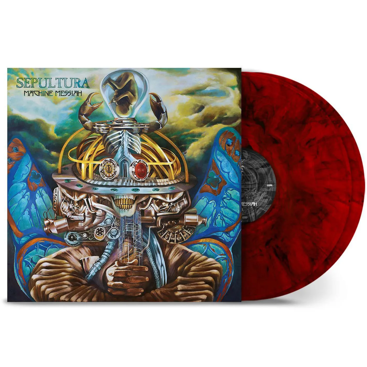 Sepultura Machine Messiah (40th Anniversary Edition/Red) Vinyl Record