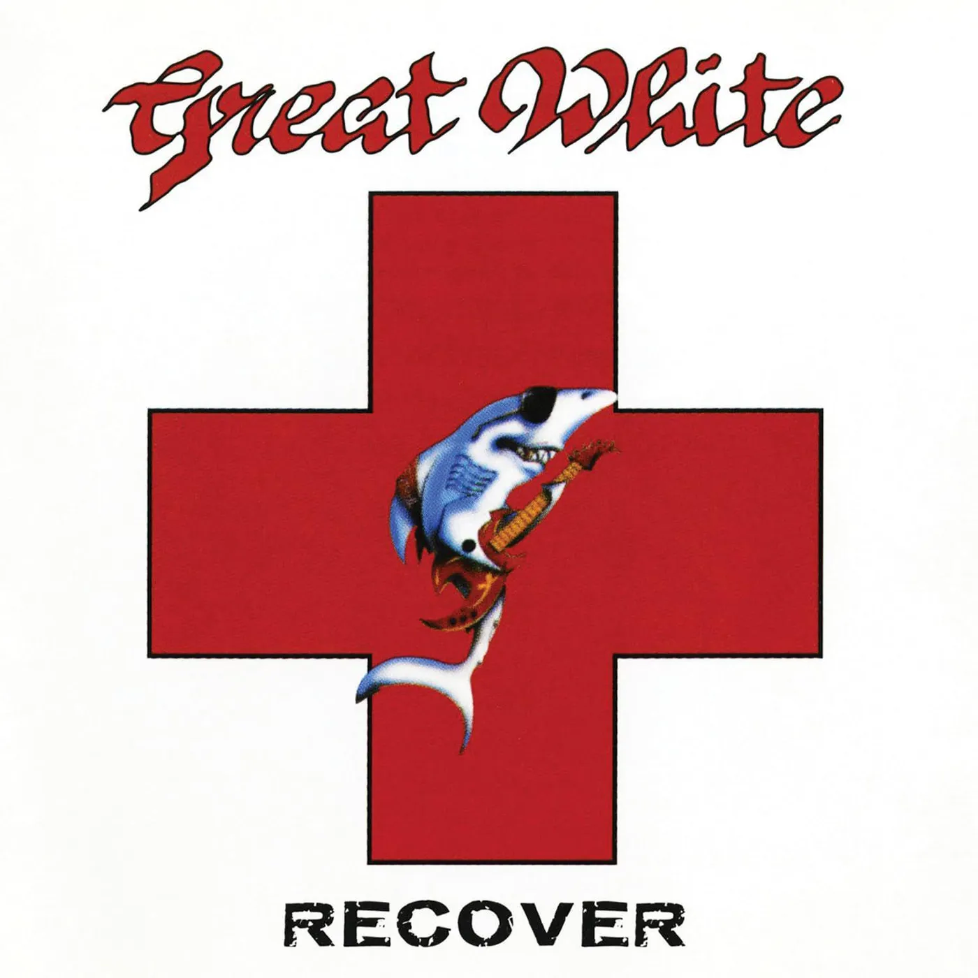 Great White Recover (Red/White Split) Vinyl Record