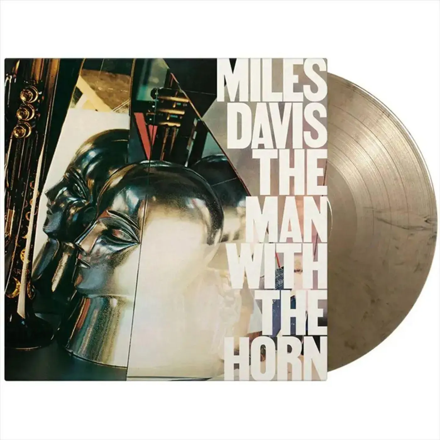 Miles Davis Man With The Horn (Gold And Black Marbled/180g) Vinyl Record