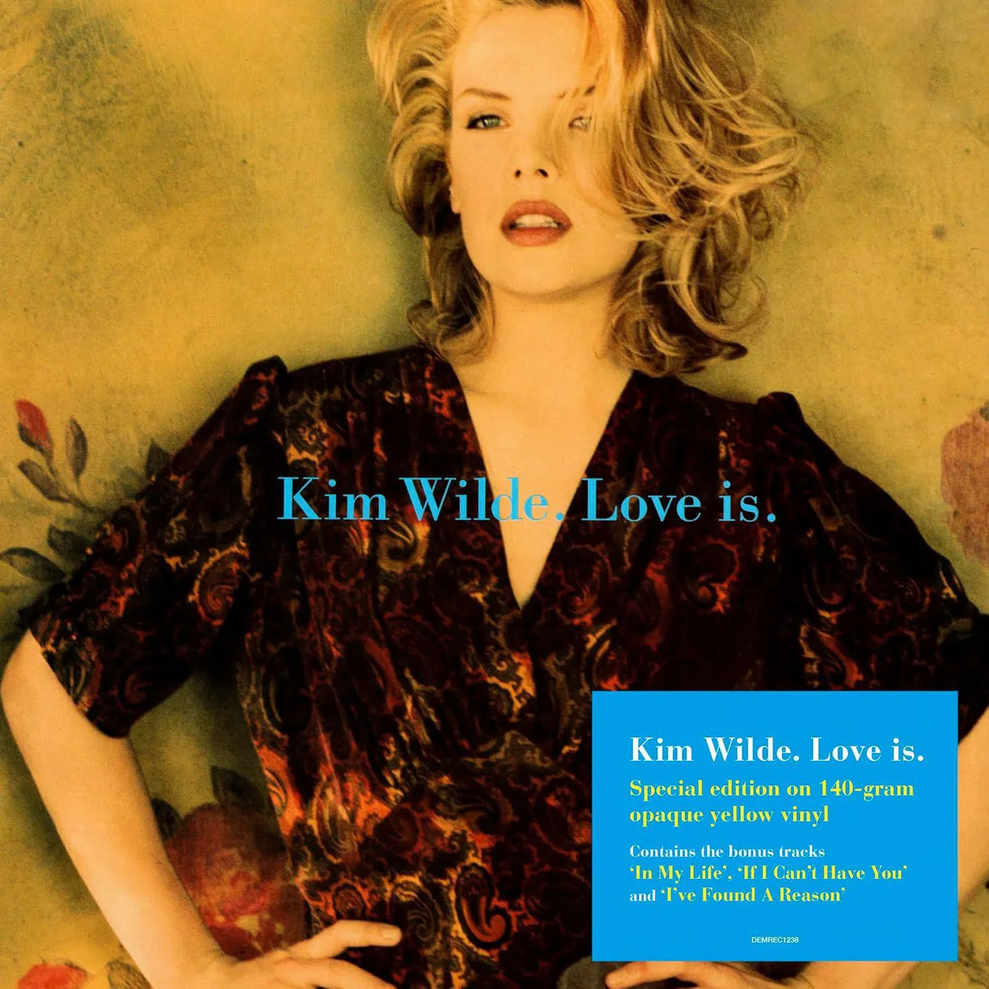 Kim Wilde  Love Is (Yellow) Vinyl Record