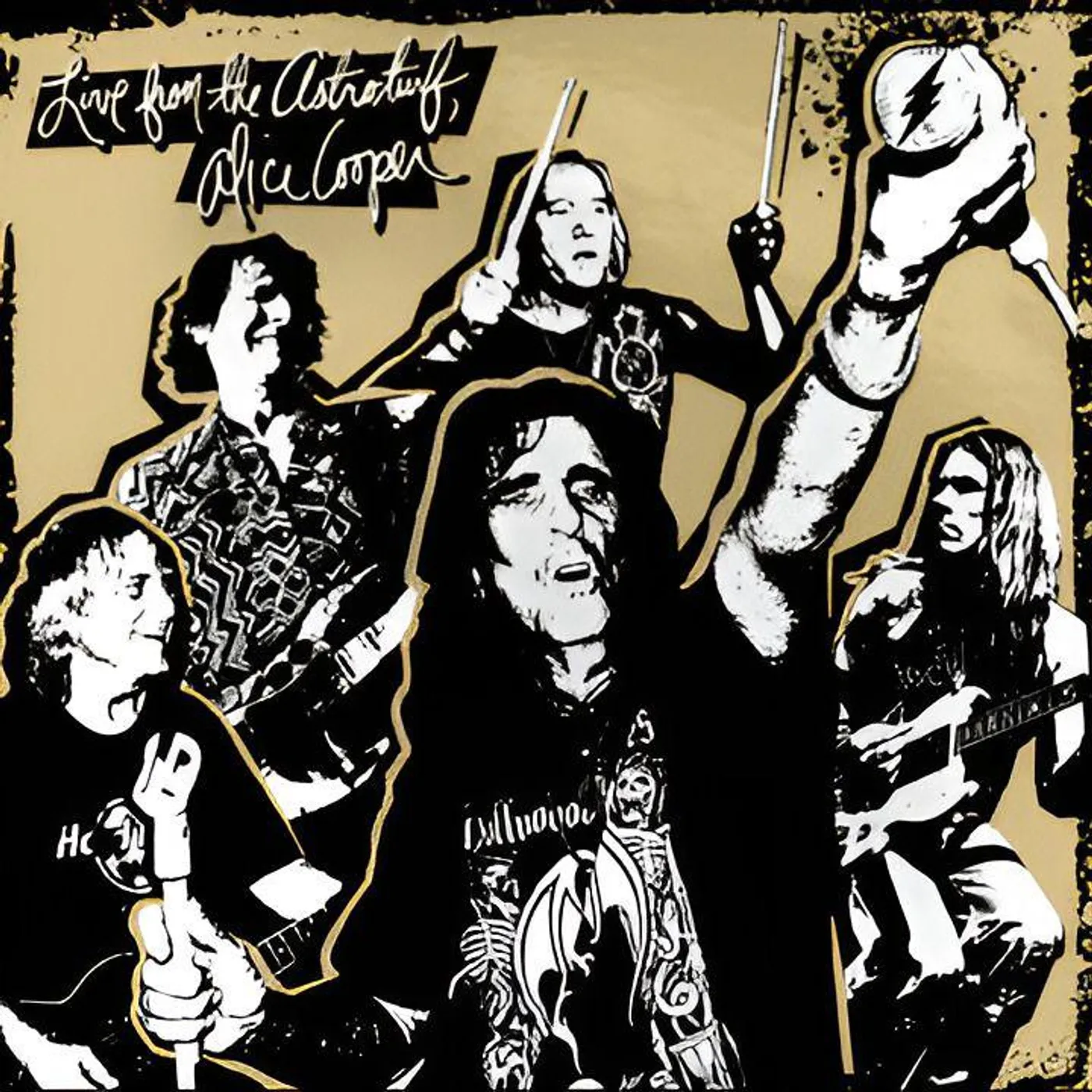 Alice Cooper Live From The Astroturf (Gold/DVD) Vinyl Record