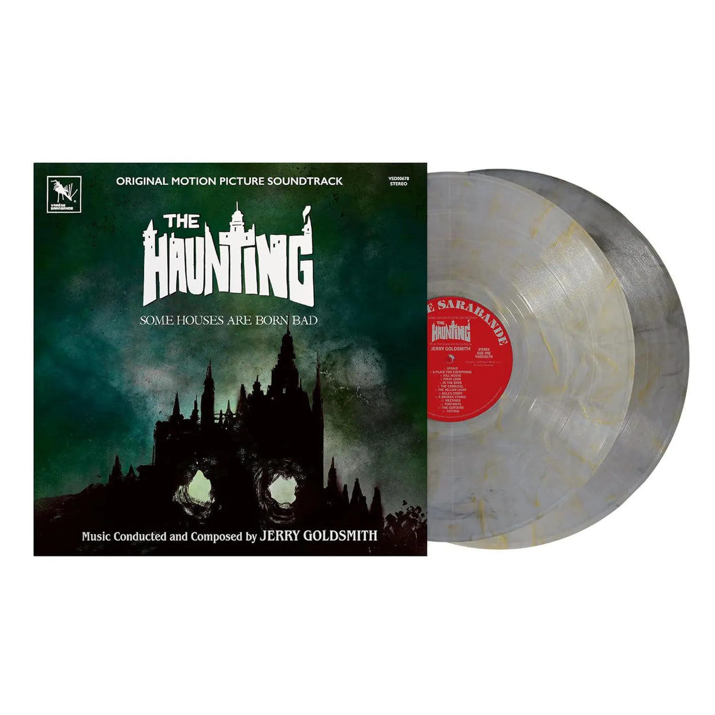 Jerry Goldsmith Haunting (OST) (Deluxe Edition) (Black/Gold/Grey Marble/2lp) Vinyl Record