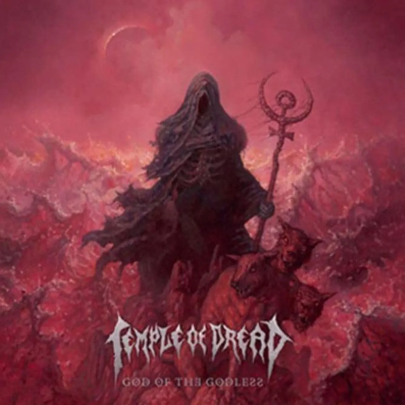 Temple Of Dread God Of The Godless (Red White) Vinyl Record