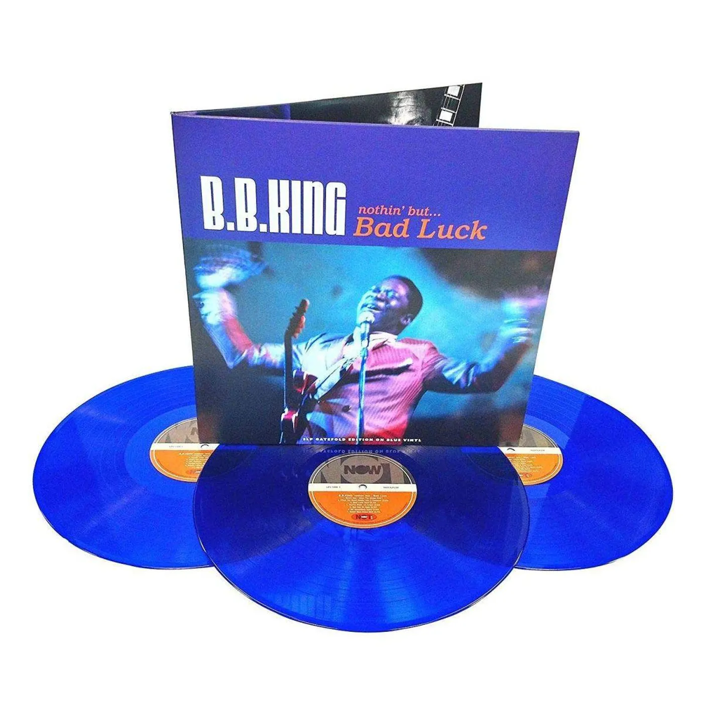 B.B. King NOTHIN BUT BAD LUCK (TRANSPARENT BLUE VINYL) Vinyl Record