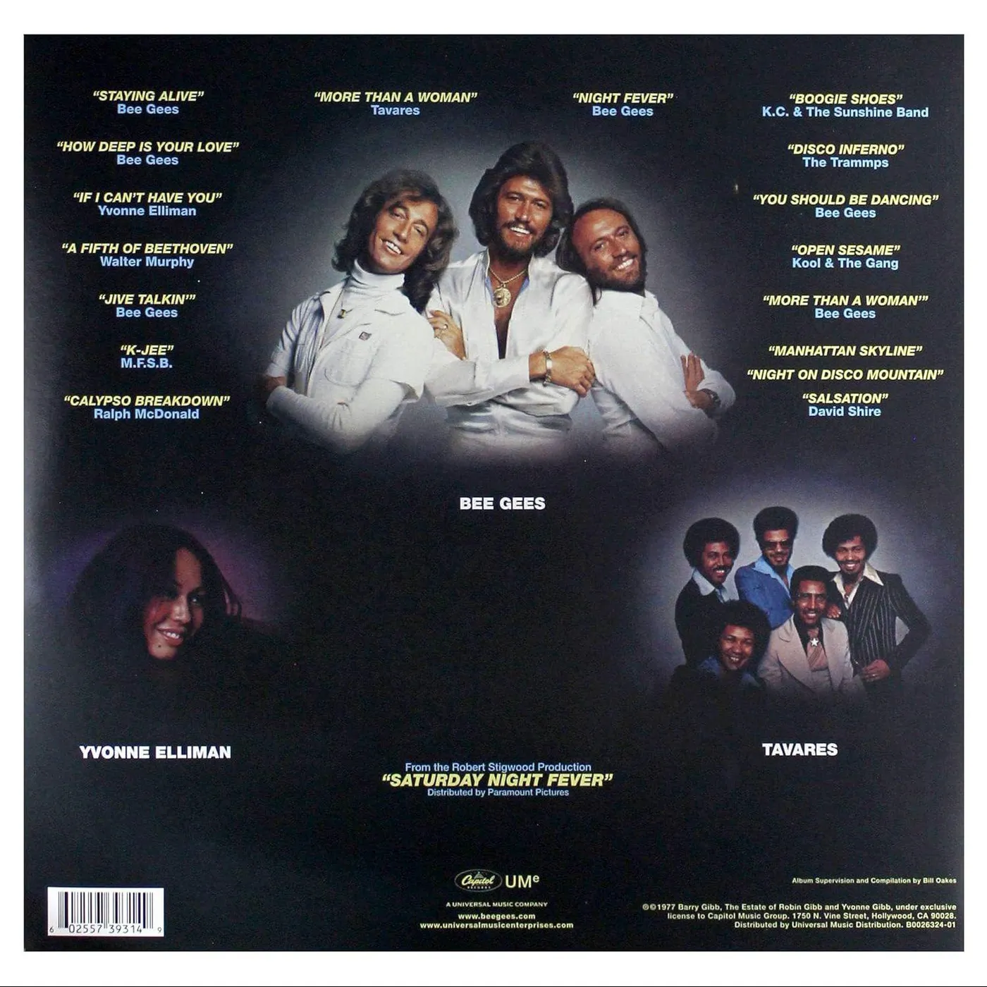 Various Artists  Saturday Night Fever Original Soundtrack - Limited Edition 180-Gram Double Vinyl LP Record