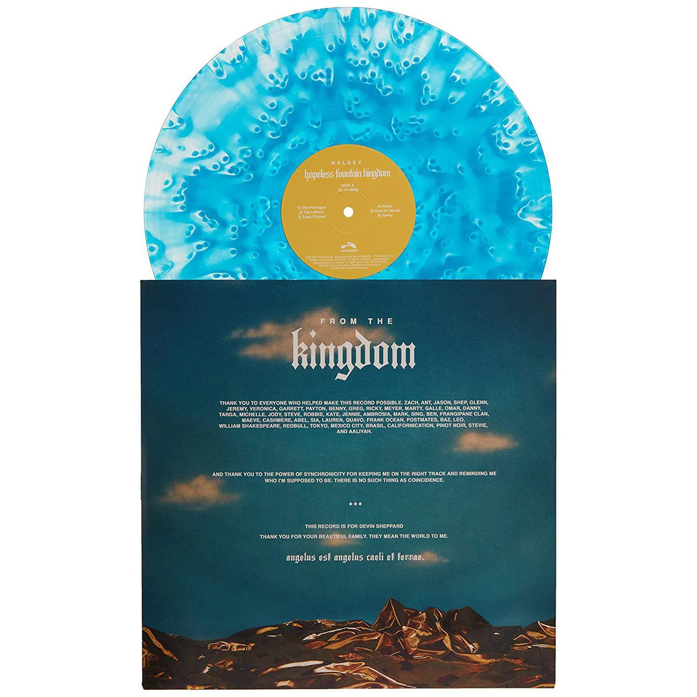 Halsey – Hopeless Fountain Kingdom LP hopeless fountain kingdom [Clear/Teal Splatter LP] - The