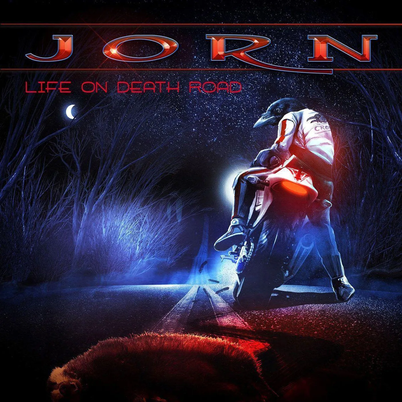 Jorn LIFE ON DEATH ROAD (RED VINYL) Vinyl Record