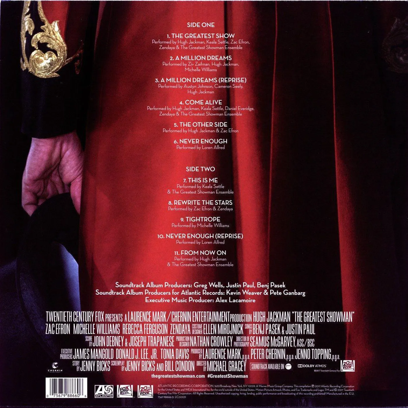 Various Artists  The Greatest Showman - Original Motion Picture Soundtrack Vinyl Record