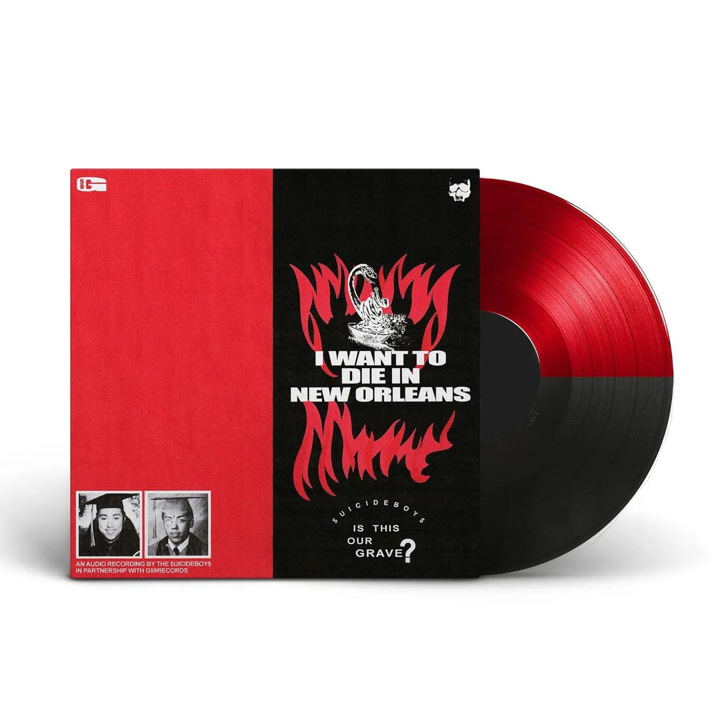 $uicideboy$ I Want To Die In New Orleans (Red/Black Split) Vinyl Record