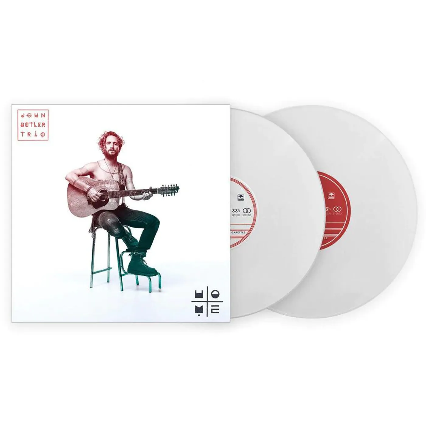 John Butler HOME - Limited Edition White Colored Vinyl Record