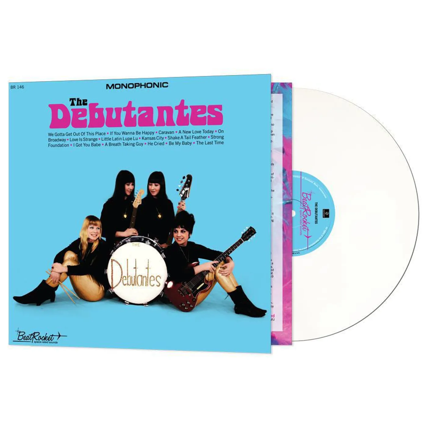 The Debutantes S/T - Limited Edition White Colored Vinyl Record