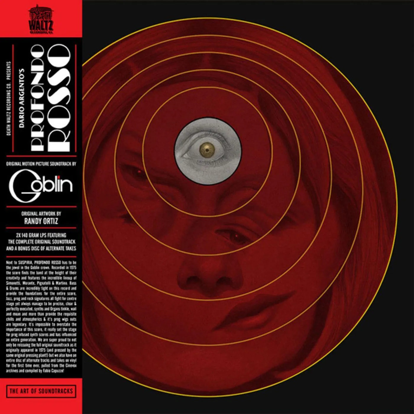 Goblin Profondo Rosso - Original Soundtrack (2LP/180g/Orange,Purple) Vinyl Record