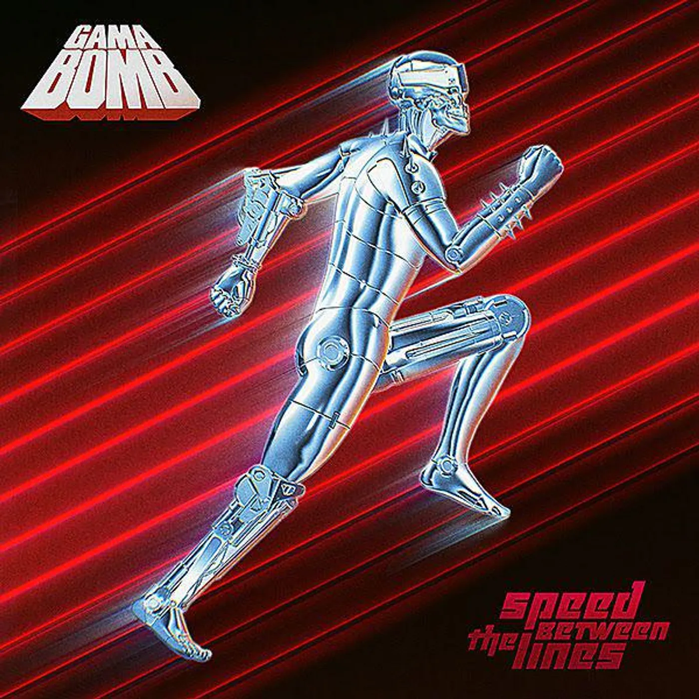 Gama Bomb SPEED BETWEEN THE LINES - Limited Edition Blue Colored Vinyl Record