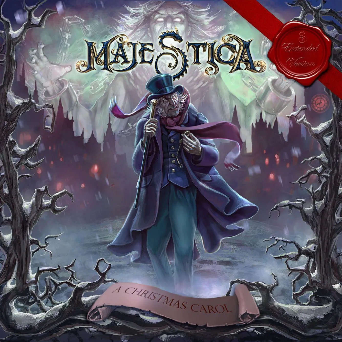 Majestica Christmas Carol - Extended Version Purple Vinyl Record