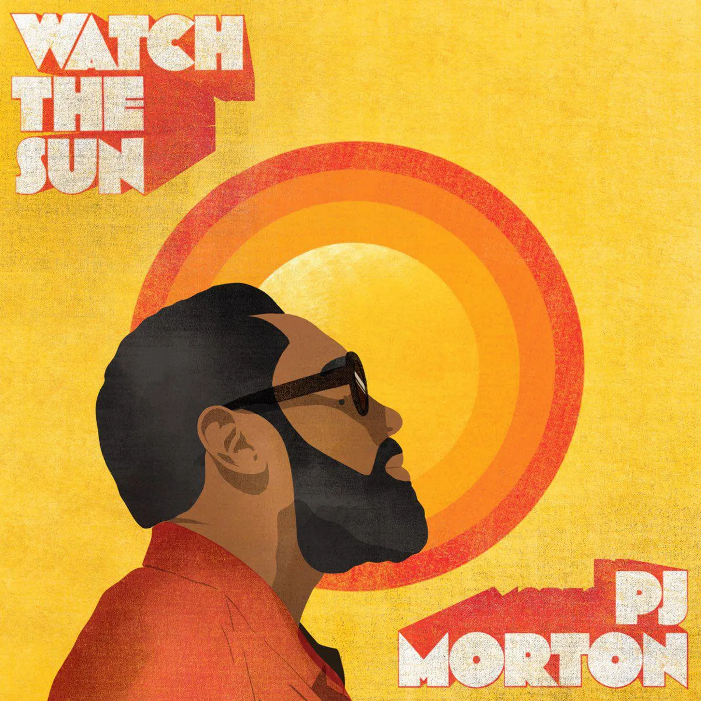 PJ Morton WATCH THE SUN - YELLOW Vinyl Record