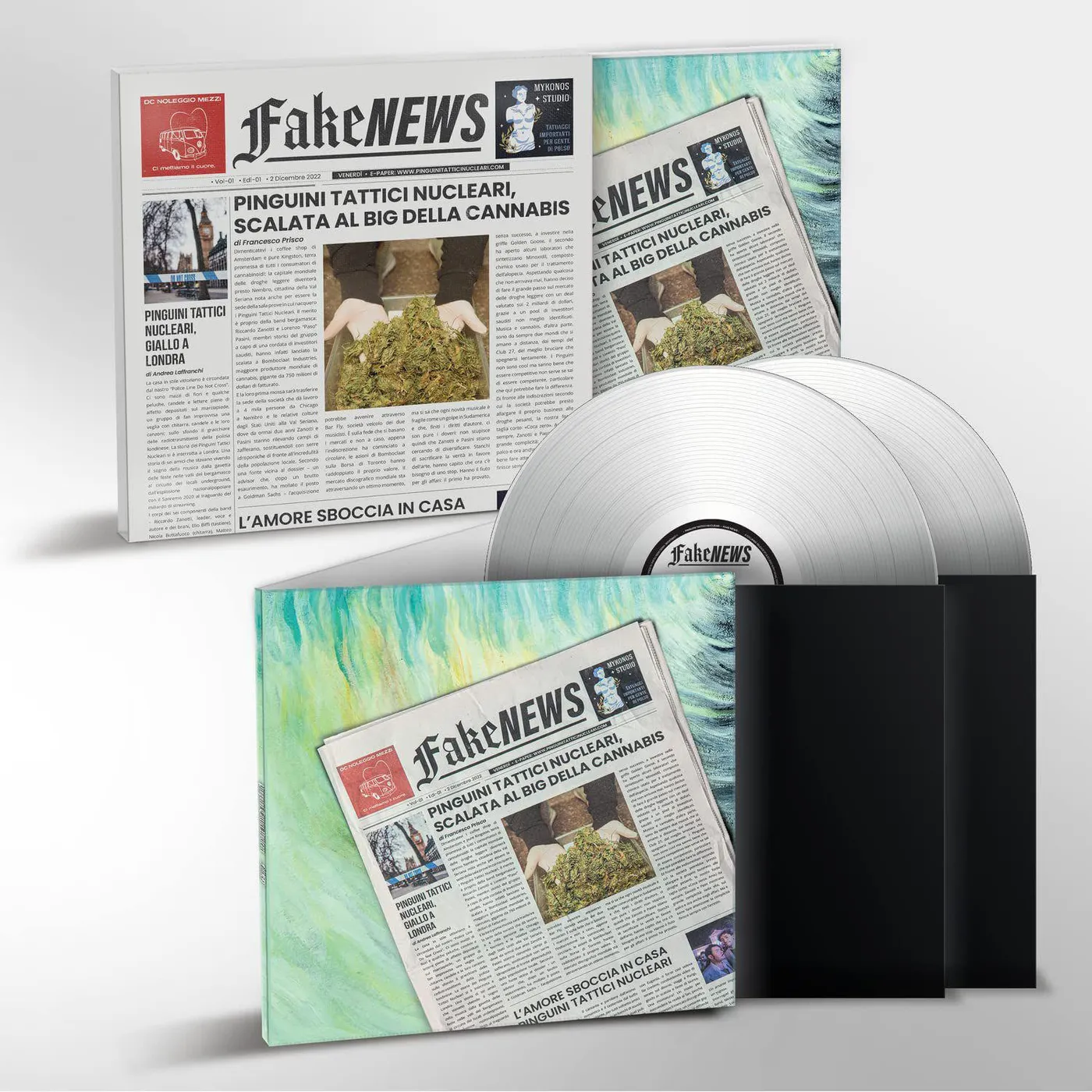 Pinguini Tattici Nucleari Fake News (Stupefacenti) Vinyl Record