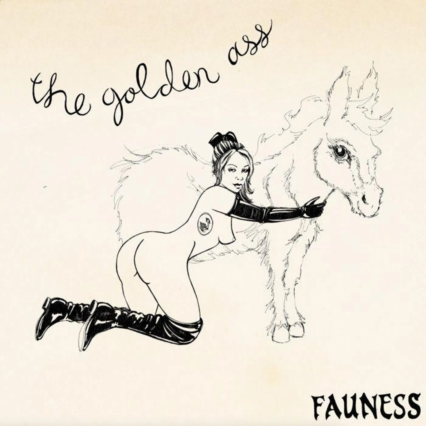 Fauness Golden Ass - Gold Vinyl Record