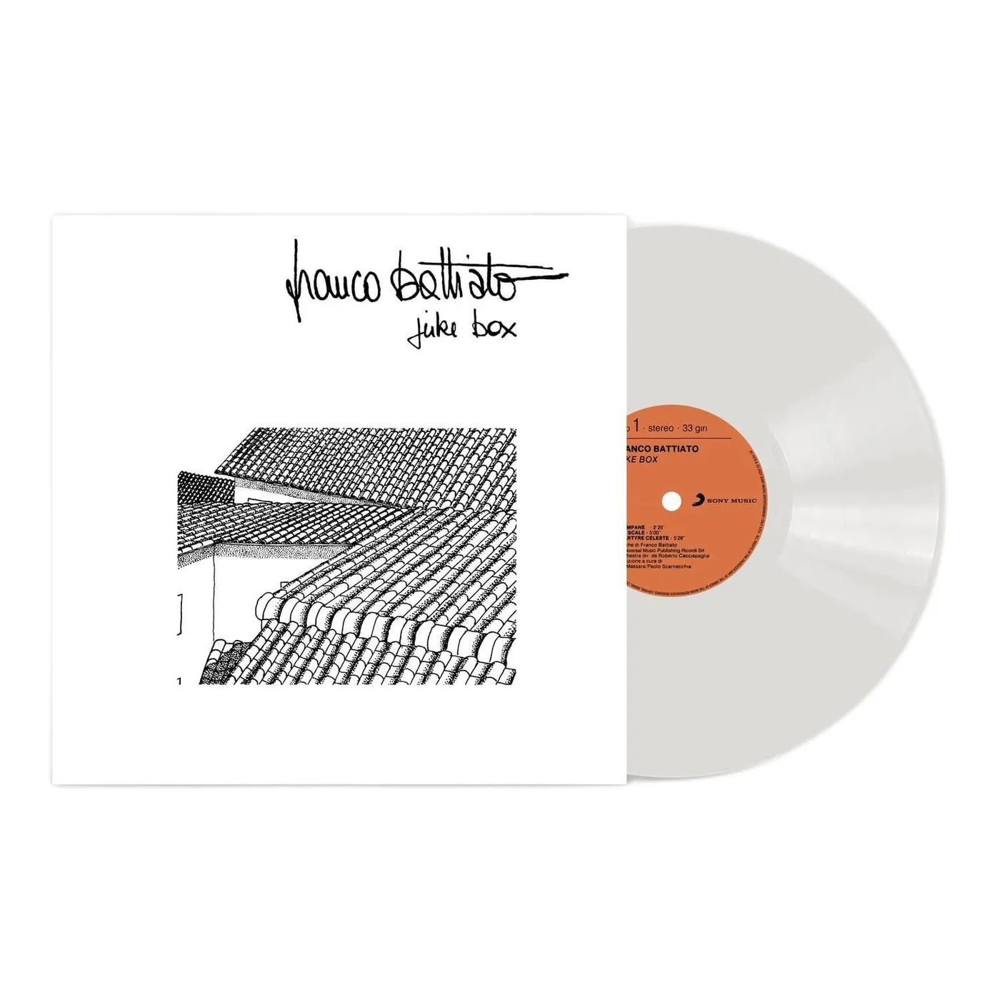 Franco Battiato Juke Box (White) Vinyl Record
