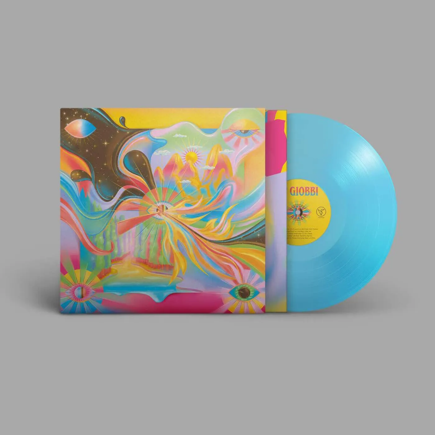 LP Giobbi Light Places (Light Blue Transparent) Vinyl Record