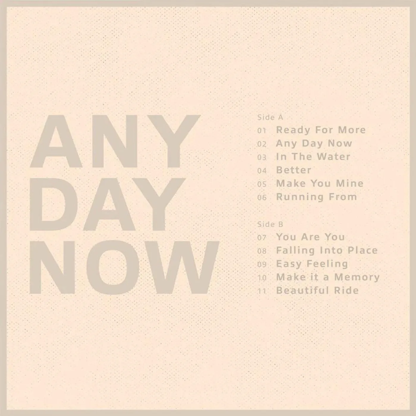 Krezip Any Day Now Vinyl Record