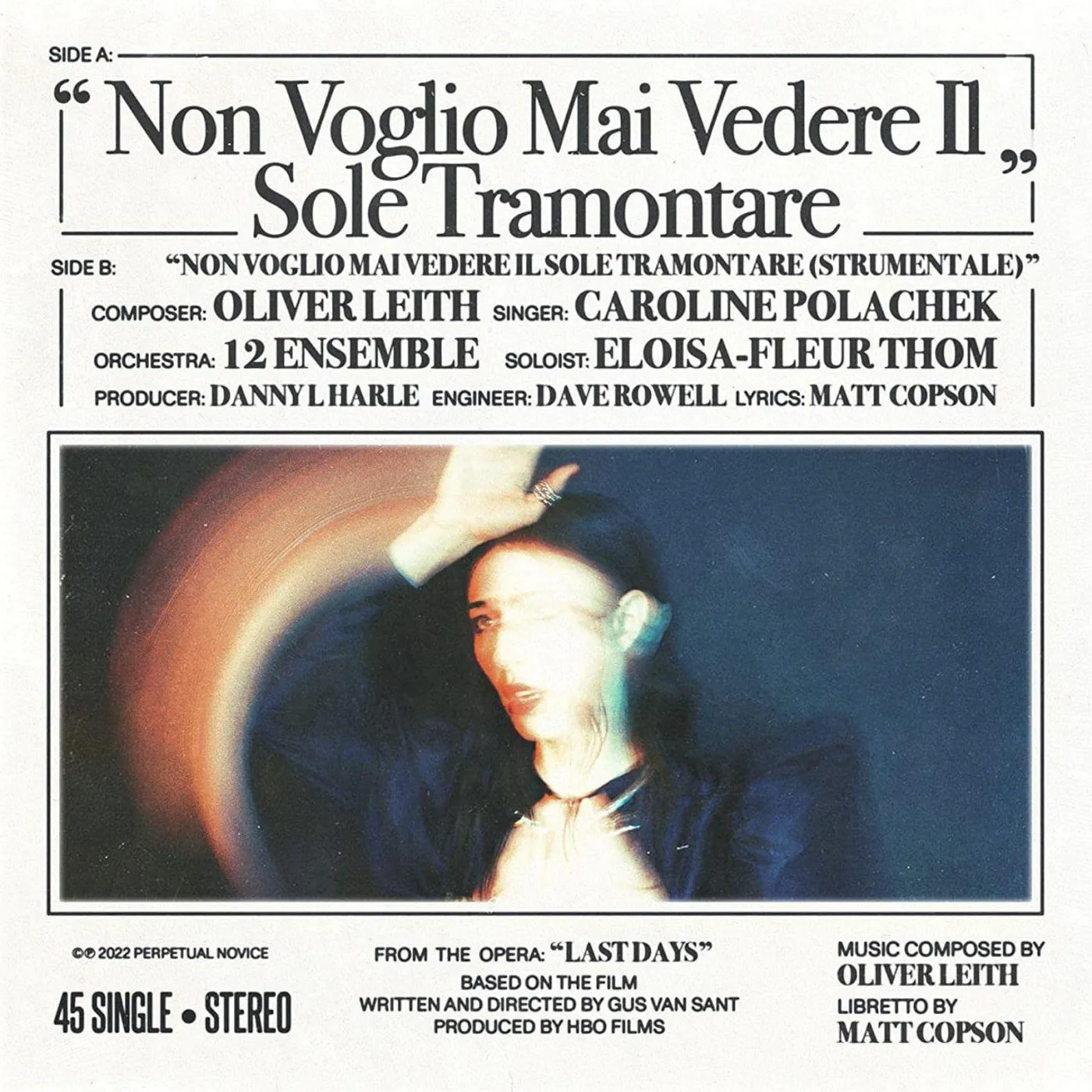 Caroline Polachek NON VOGLIO MAI VEDERE Vinyl Record