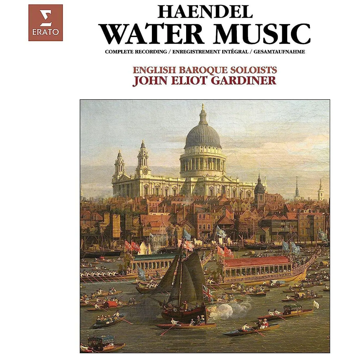 John Eliot Gardiner Handel: Water Music Vinyl Record