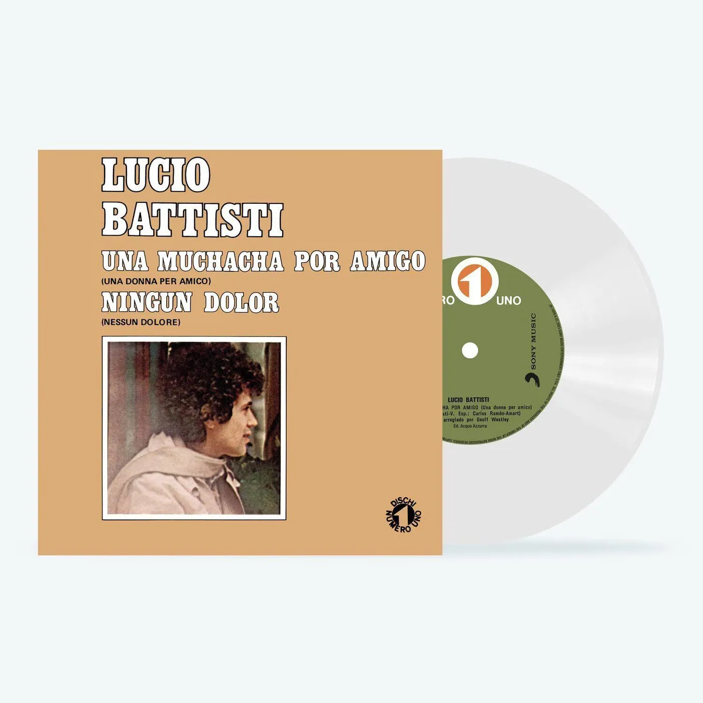 Lucio Battisti UNA MUCHACHA POR AMIGO / NINGUN DOLOR Vinyl Record