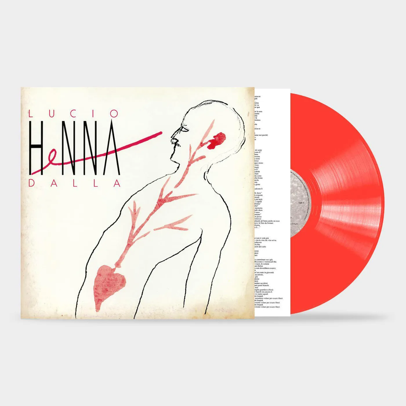 Lucio Dalla Henna Vinyl Record