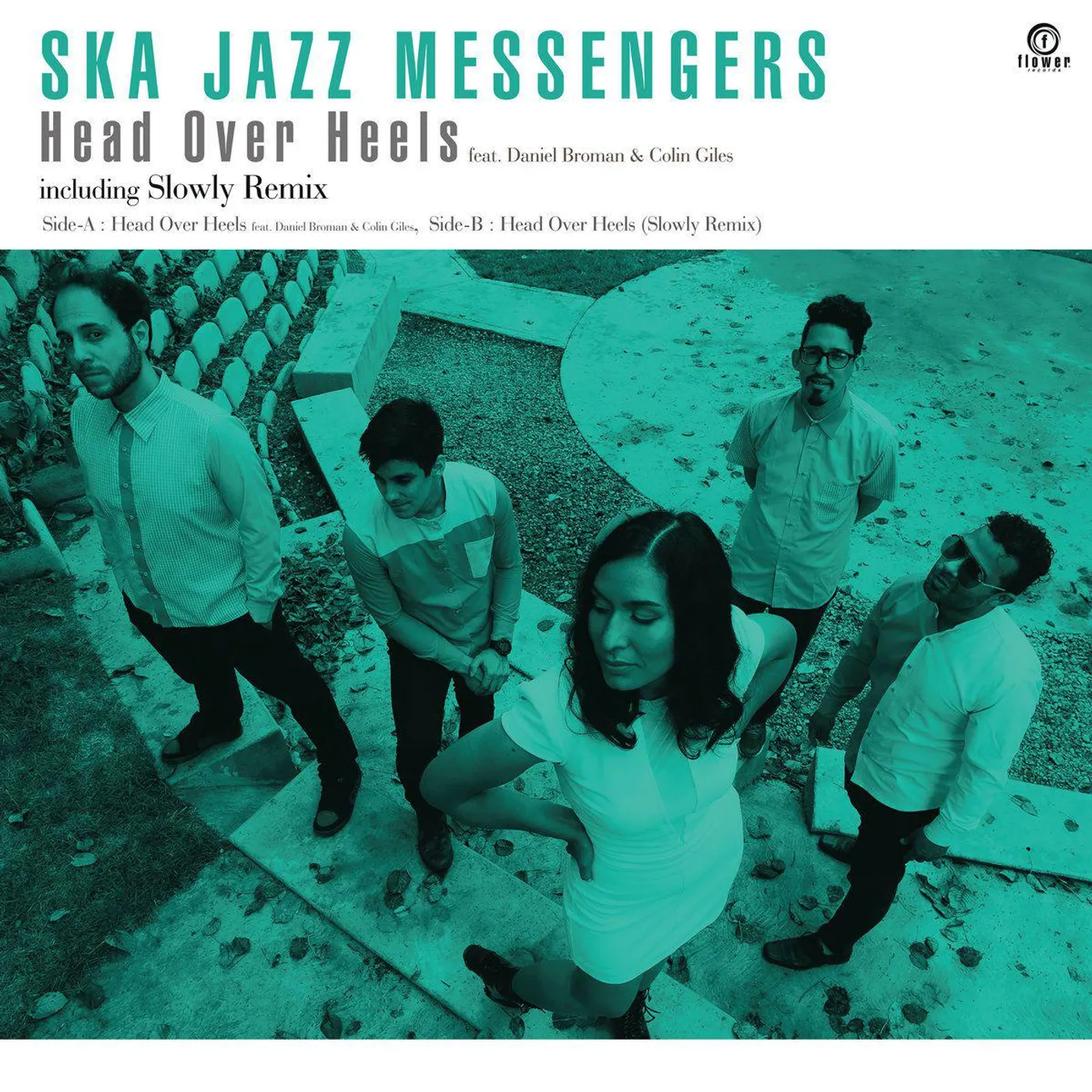 Ska Jazz Messengers HEAD OVER HEELS FEAT. DANIEL BROMAN & COLIN GILES Vinyl Record