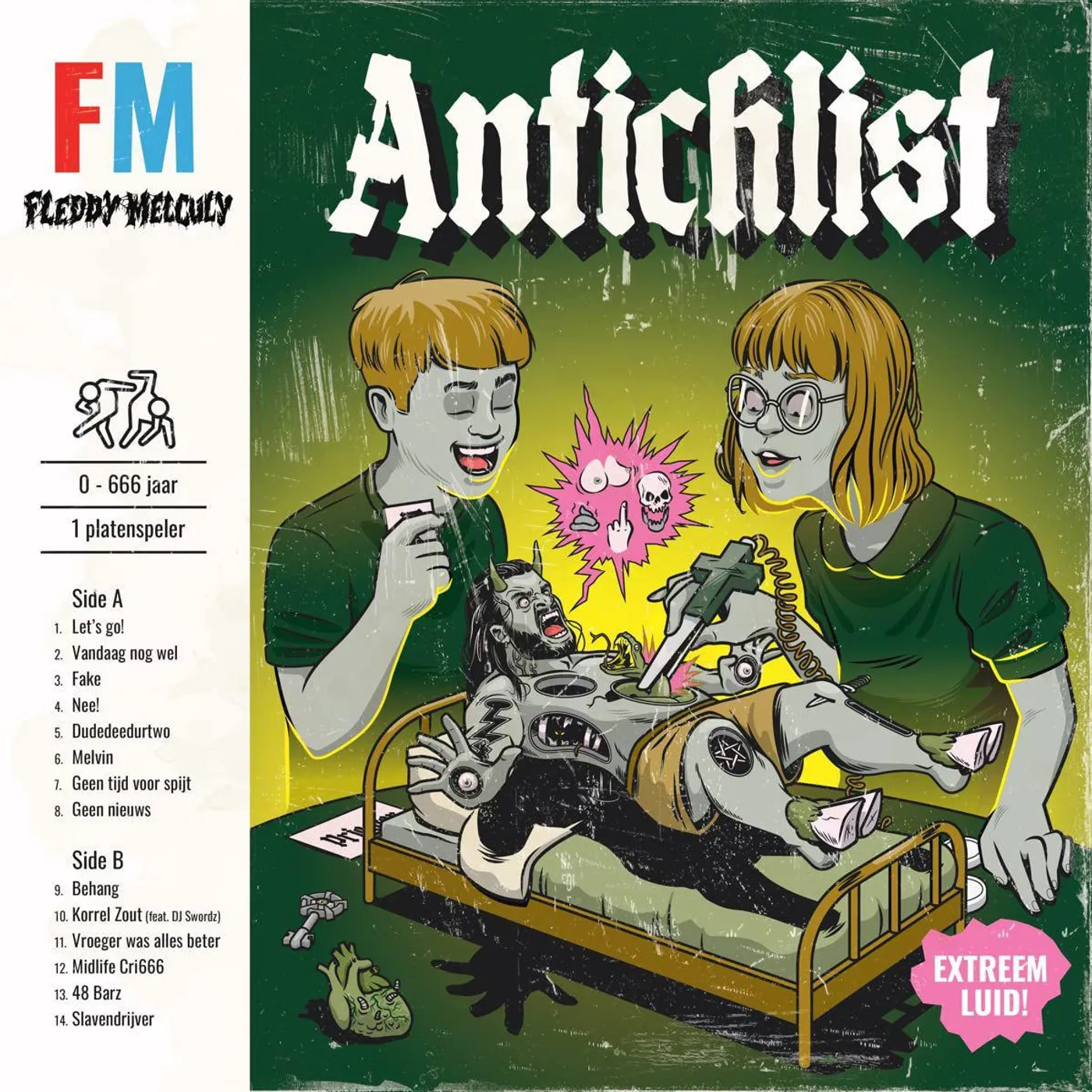 Fleddy Melculy ANTICHLIST Vinyl Record