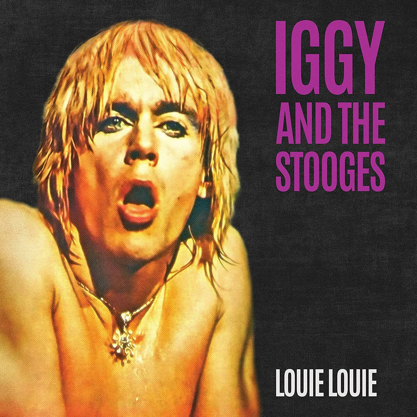 Iggy and the Stooges Louie Louie - Black/Gold Splatter Vinyl Record