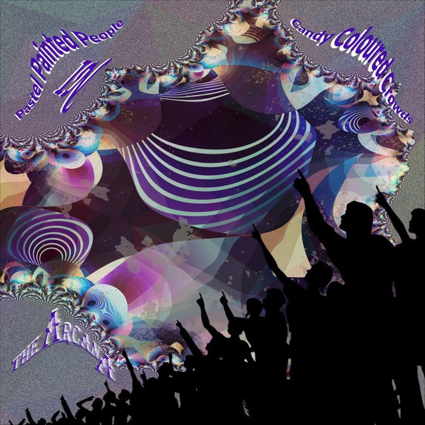 The Arcana PASTEL PAINTED PEOPLE IN CANDY COLOURED CROWDS CD